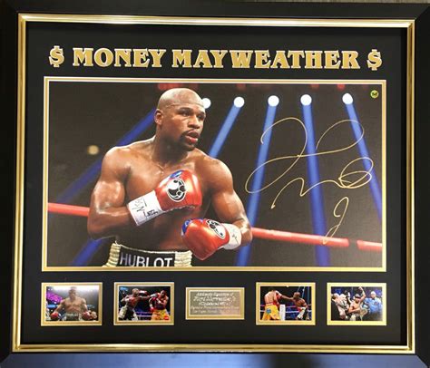 Floyd Mayweather Autographed Memorabilia .